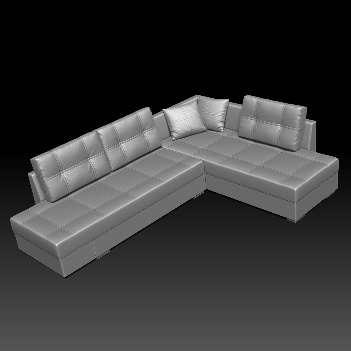 Product Visualization. 3D modeling of furniture.